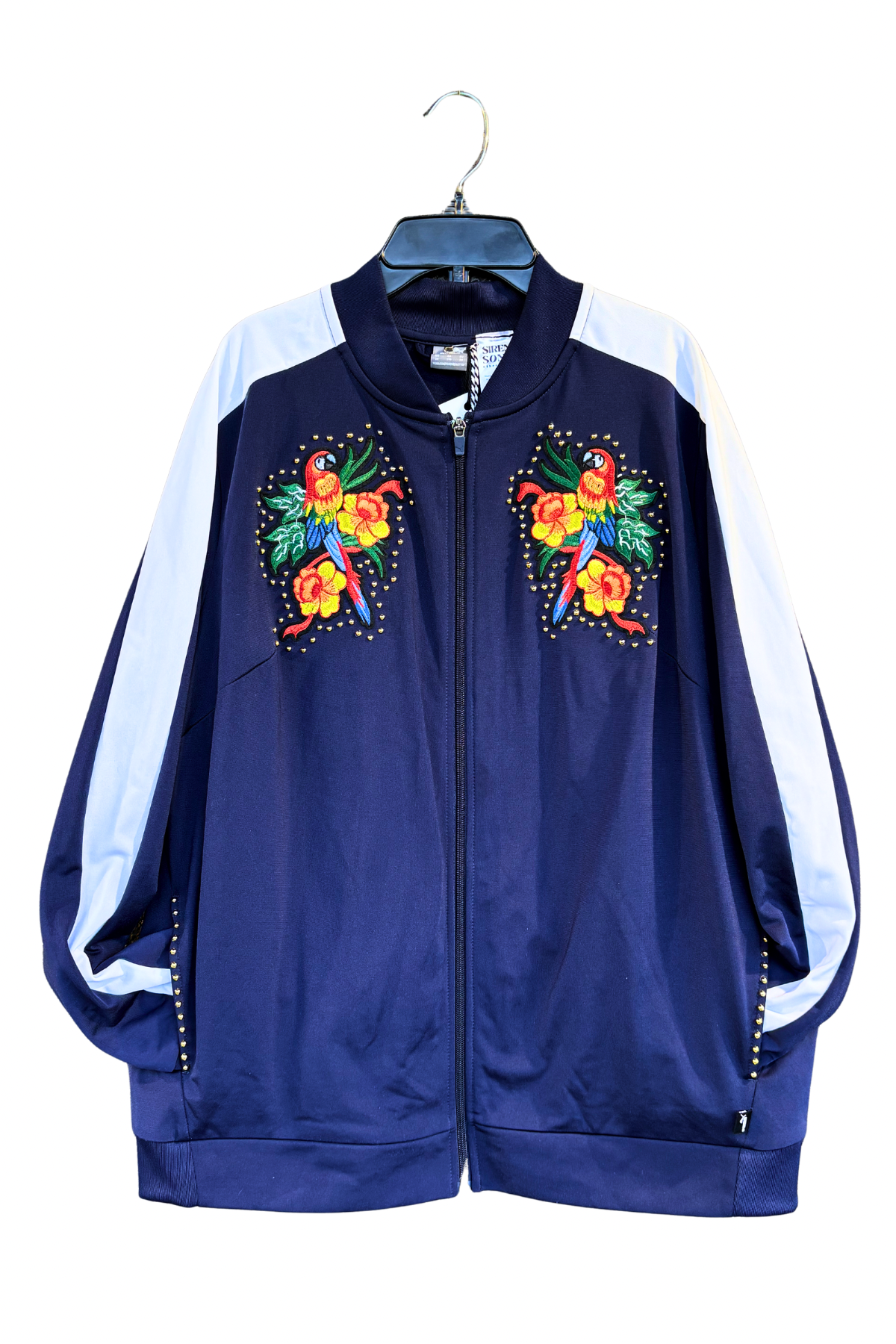 Pretty Parrots Patch Tracket Jacket - Size 2XL