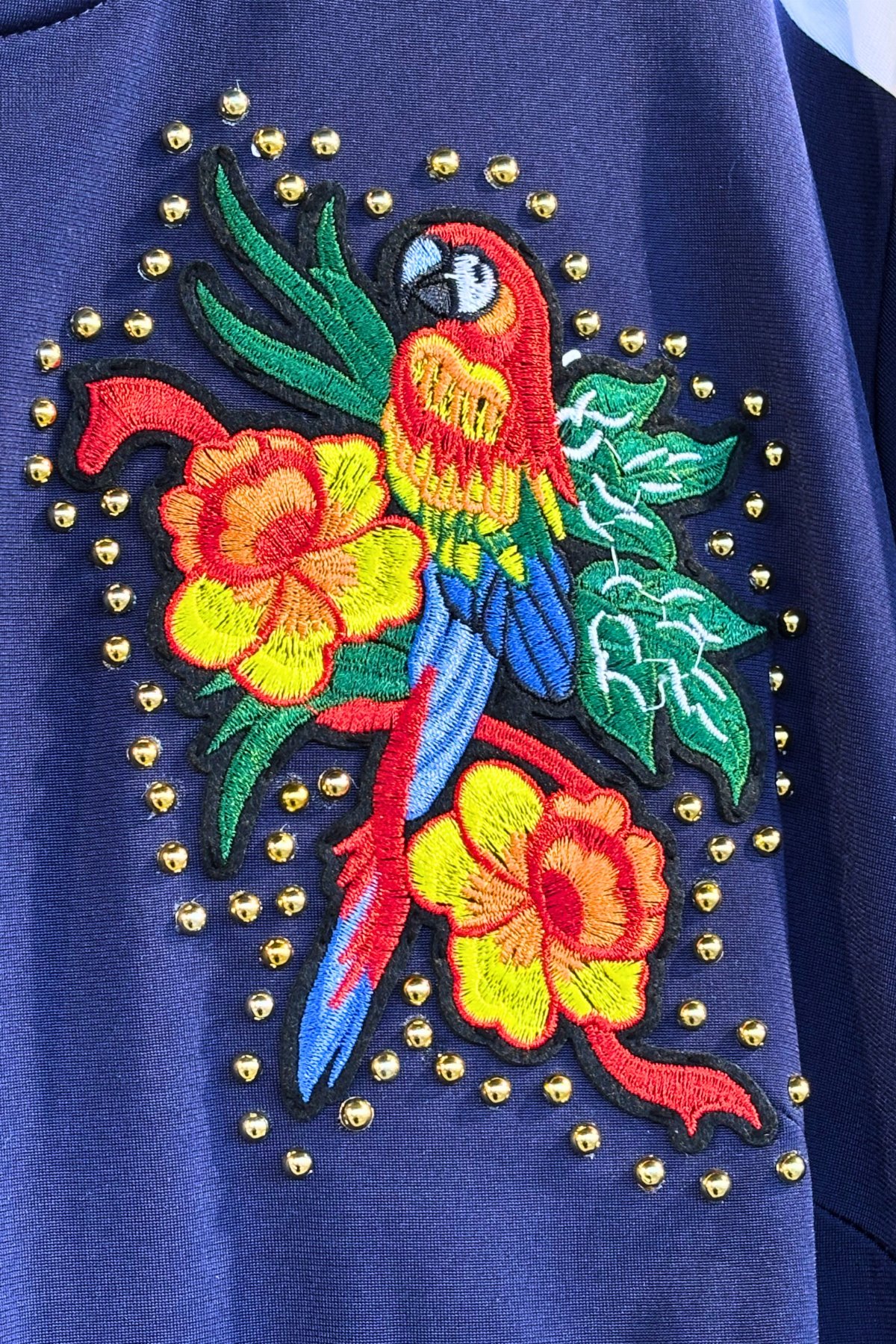 Pretty Parrots Patch Tracket Jacket - Size 2XL