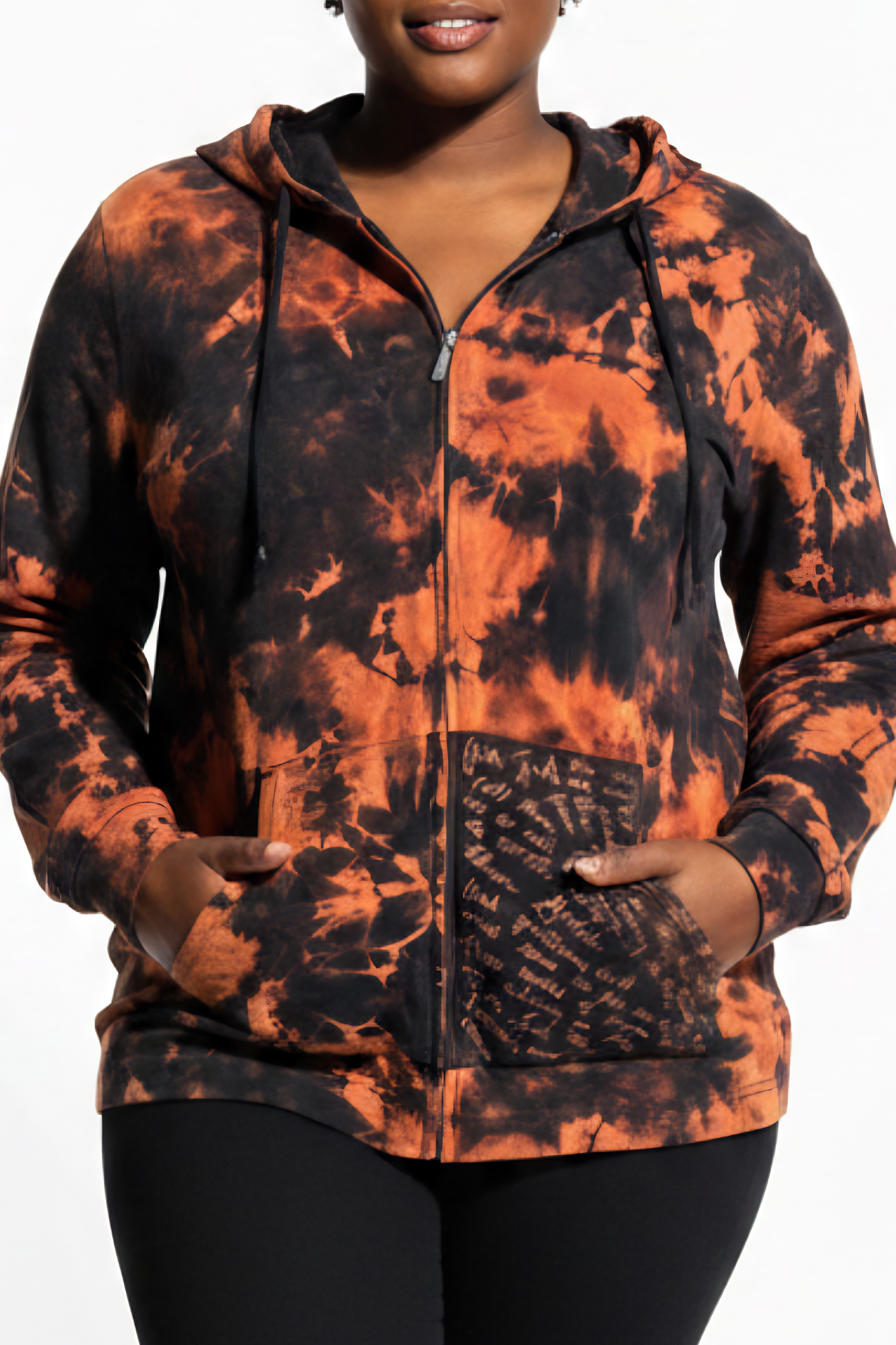 Catching Flame Zip-Up Hoodie - Size XXL
