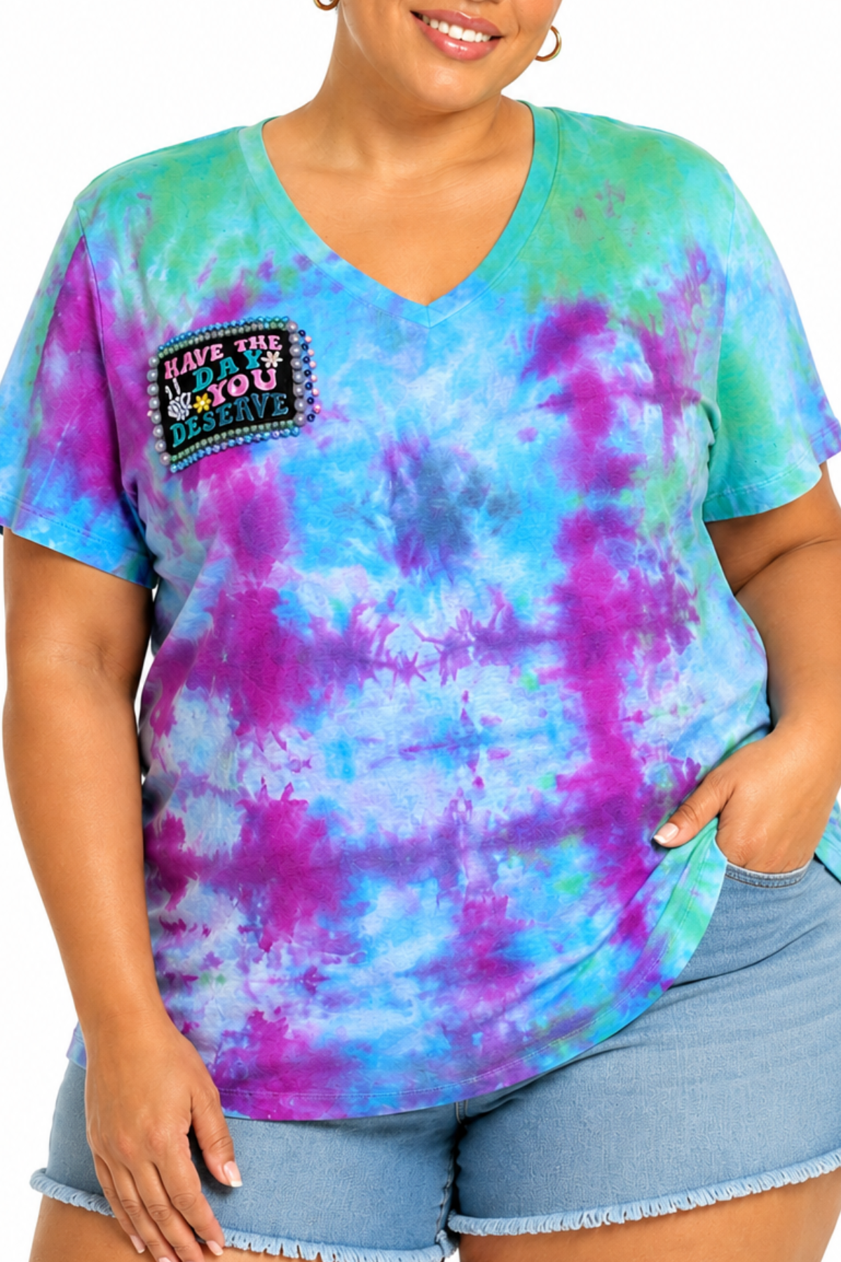 Karma in Color Tie Dye Tee - Size 3XL