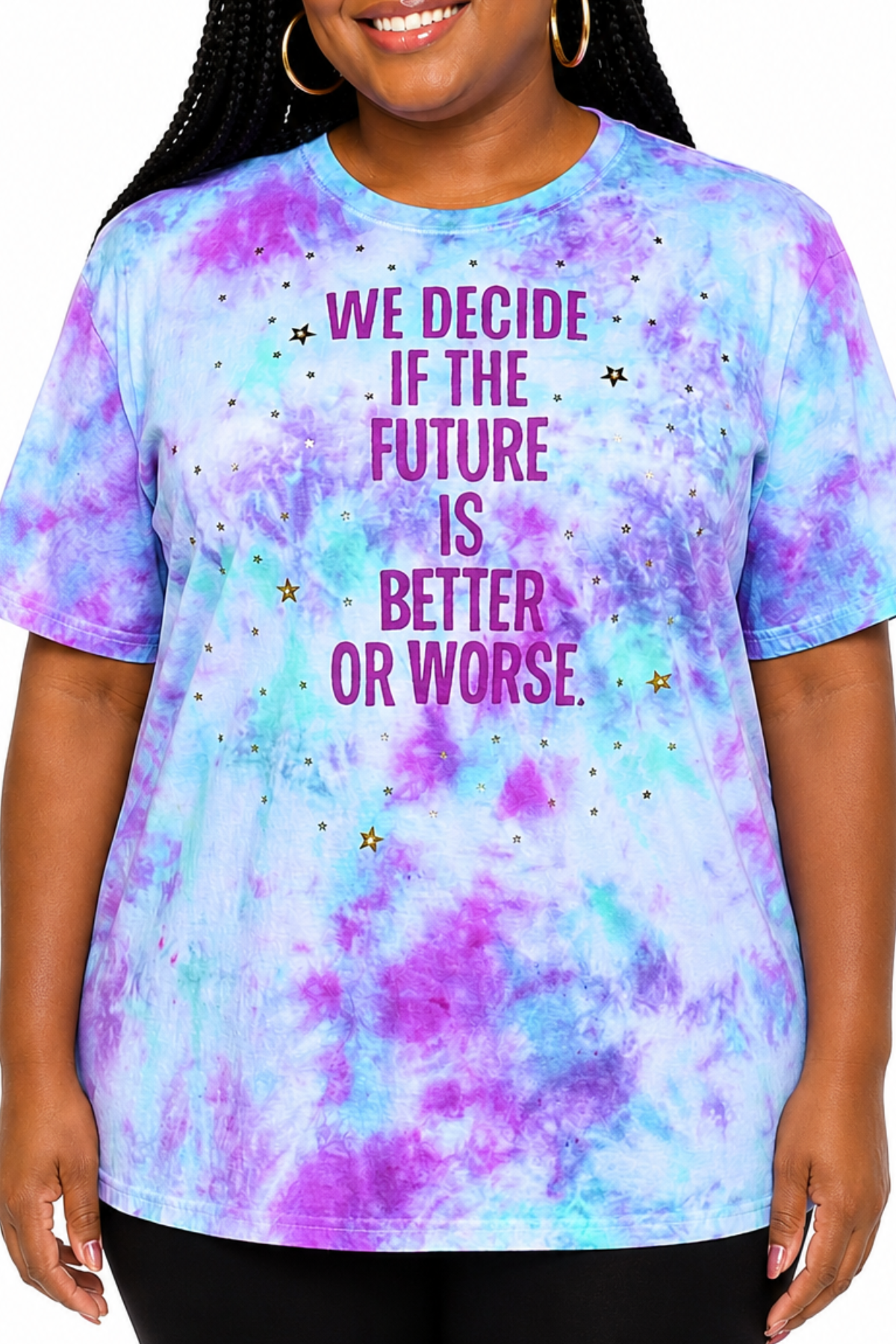 We Are The Futuremakers Tie Dye Tee - Size XXL