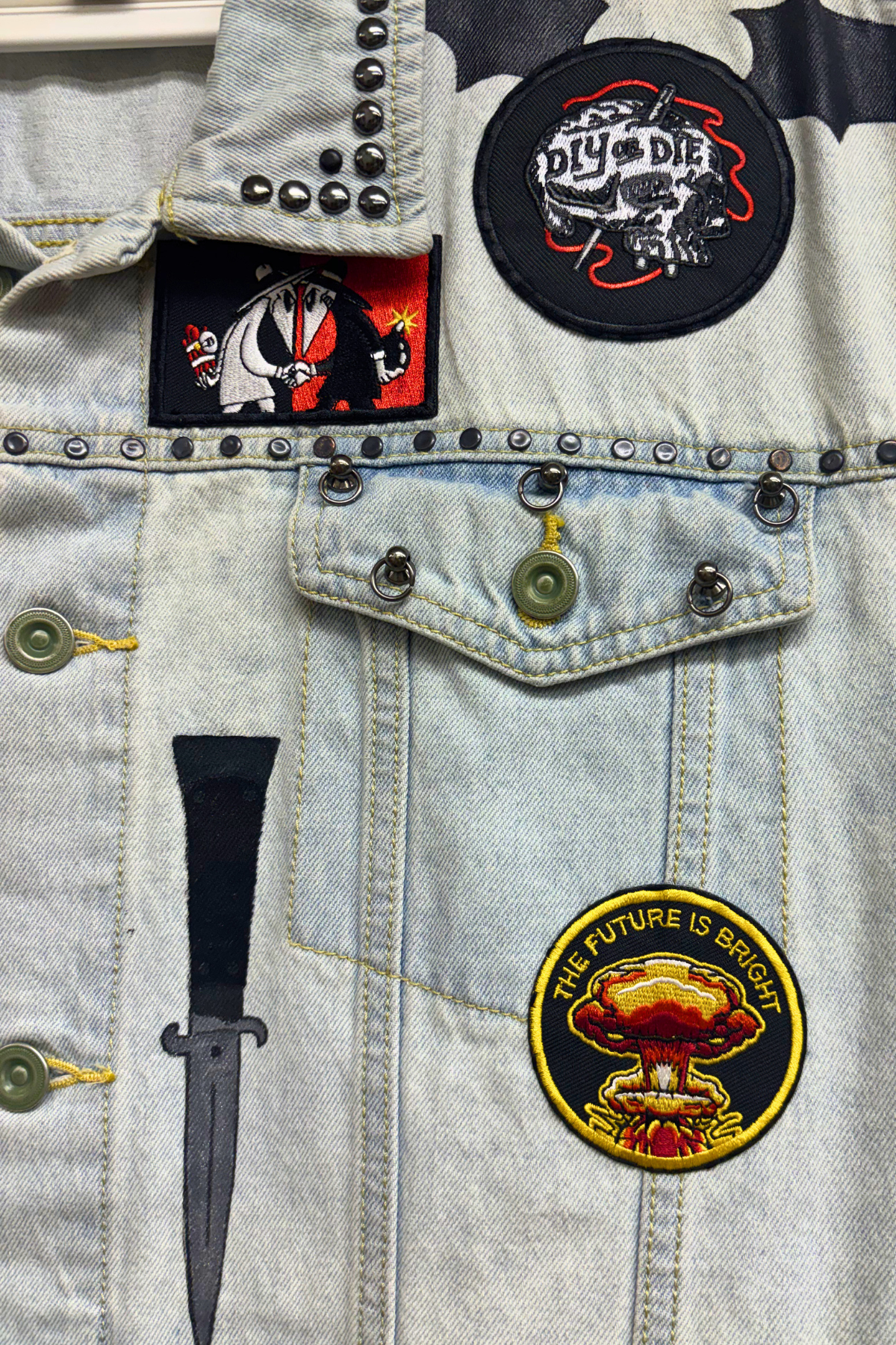 Rock and Righteous Denim Vest