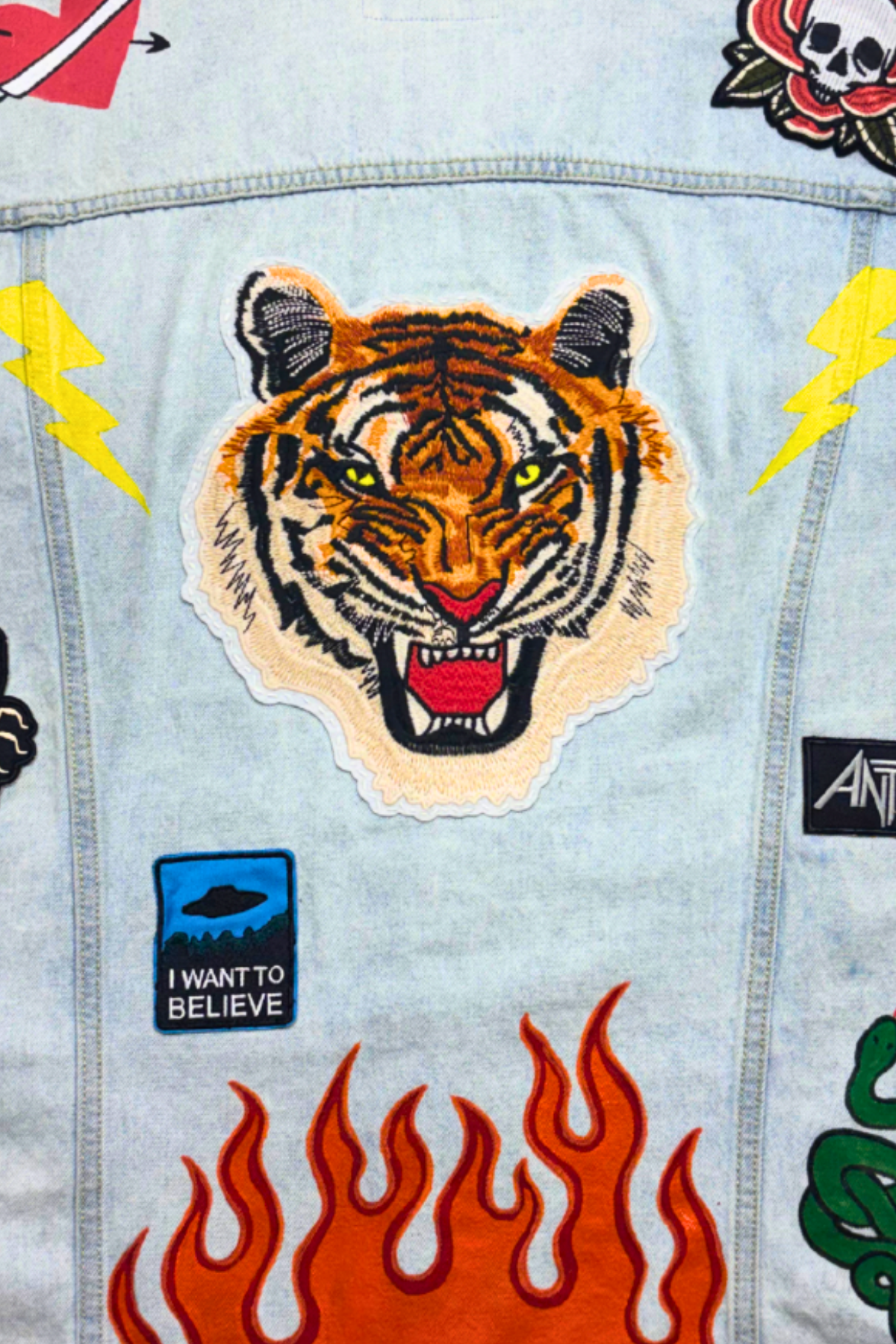 Rock and Righteous Denim Vest